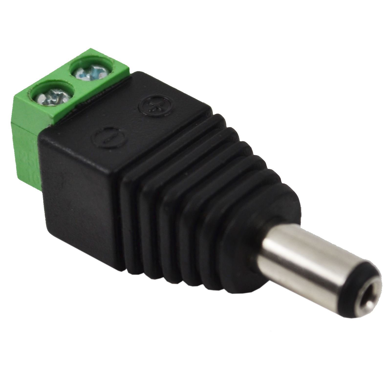 DC Power Jack Adapter 2.1mm x 5.5mm Male Plug