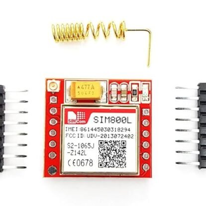 SIM800L GSM GPRS module quad band wireless communication board for IoT, SMS, and call-based automation projects