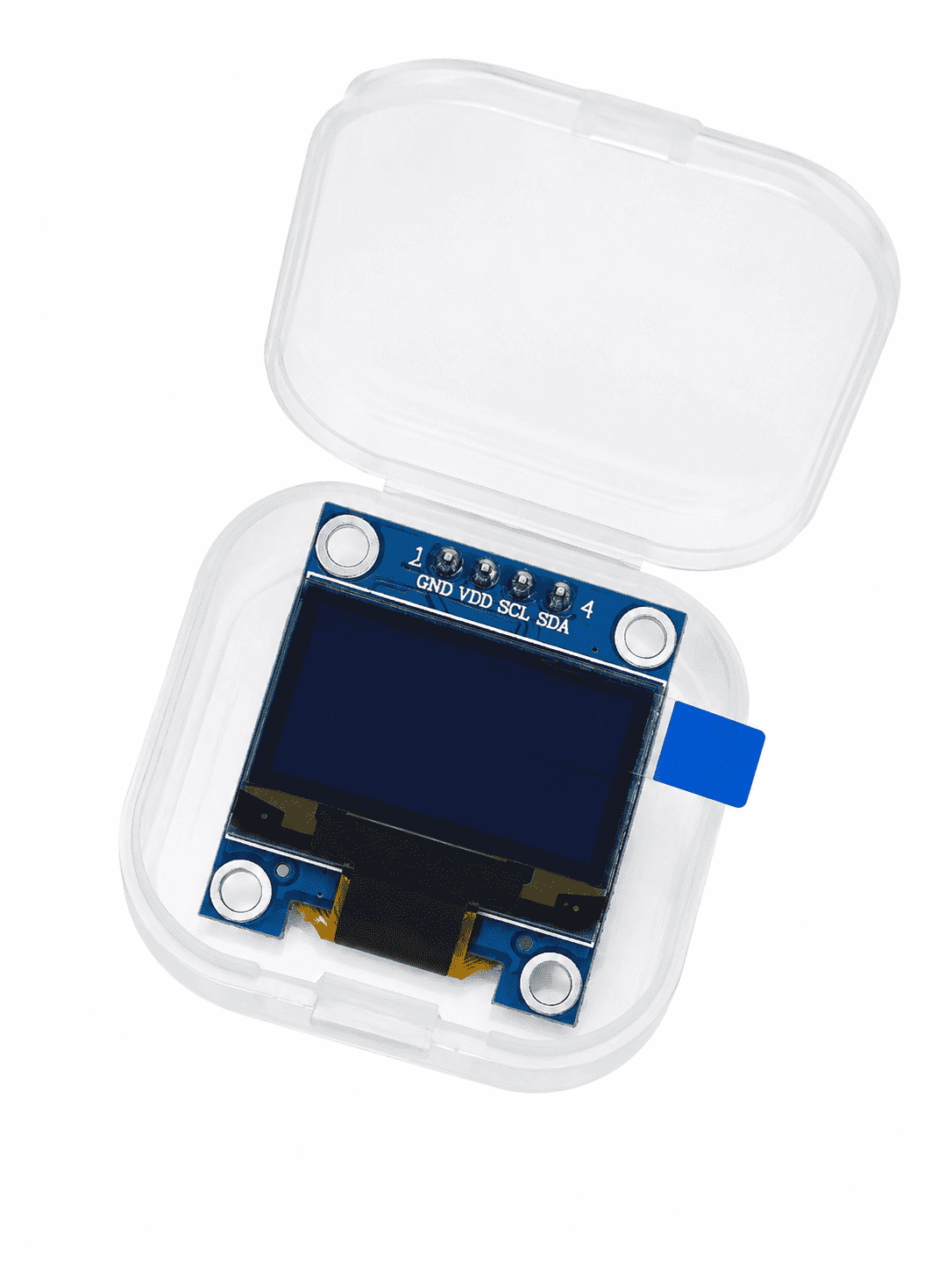 0.96 Inch OLED Display Module 128x64 Blue - Image 4