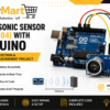 HC-SR04 Ultrasonic Sensor connected to Arduino Uno for obstacle detection and distance measurement project