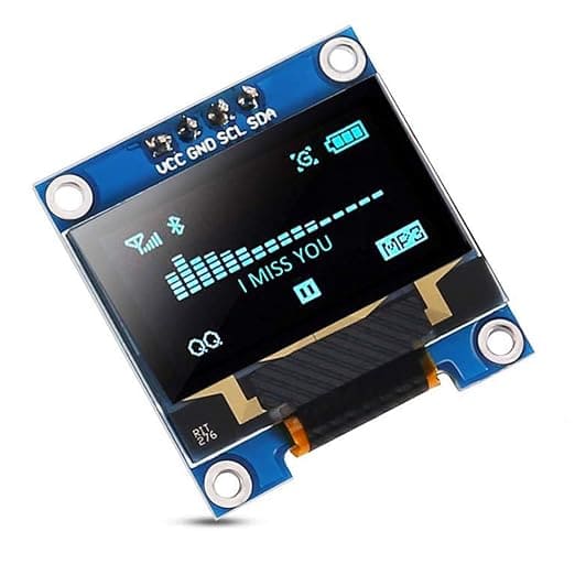 0.96 Inch OLED Display Module 128x64 Blue - Image 2