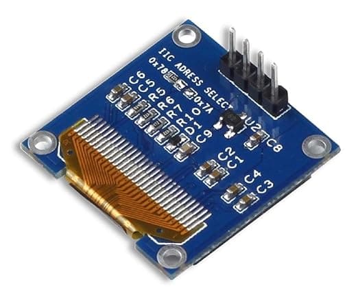 0.96 Inch OLED Display Module 128x64 Blue - Image 3