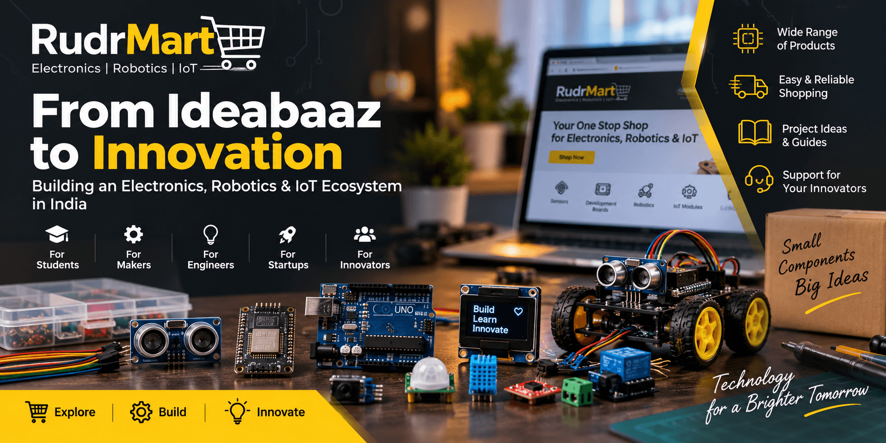 After Ideabaaz Expo: How RudrMart Is Building an Electronics, Robotics & IoT Ecosystem in India