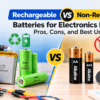 Rechargeable vs non-rechargeable batteries for electronics projects