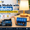 Arduino UNO connected to relay module for home automation and AC appliance control