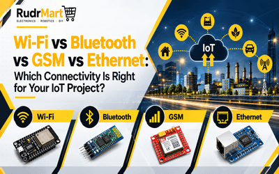 Wi-Fi vs Bluetooth vs GSM vs Ethernet: Which Connectivity Is Right for Your IoT Project? 