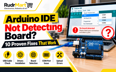 Arduino IDE Not Detecting Board? 10 Proven Fixes That Work
