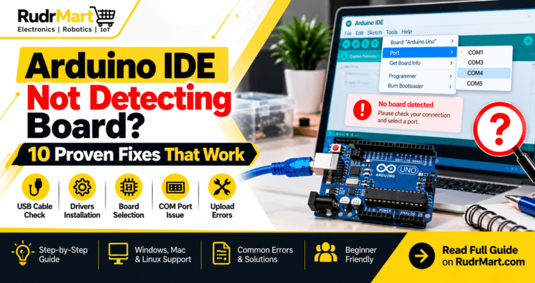 Arduino IDE Not Detecting Board